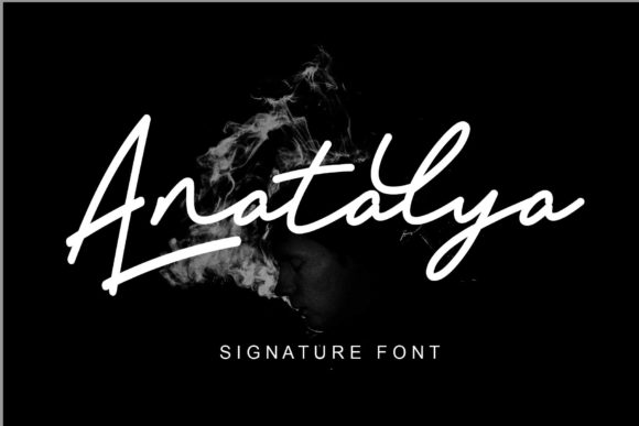 Anatalya: A Handwritten Font for Crafters and Makers