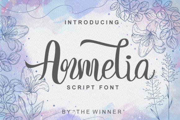 Armelia Font: A Handwritten Typeface for Digital Elegance