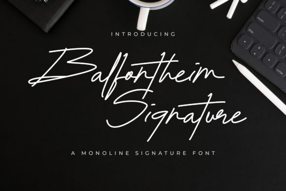 Balfontheim Signature: A Beautiful Script Font for Creative Makers