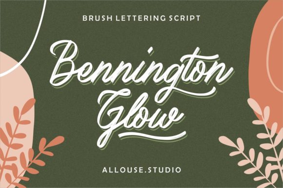 Bennington Glow Font Review: A Retro-Inspired Handwritten Typeface for Creative Projects