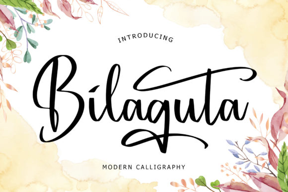 Bilaguta: A Script Font with Personality