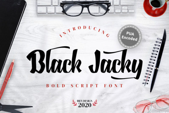 Black Jacky: A Bold Script Font for Creative Projects
