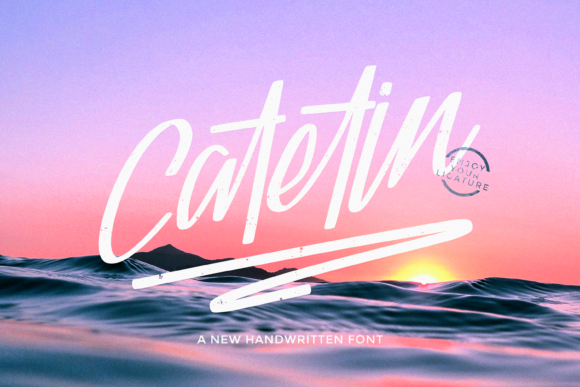 Catetin: A Cursive Font for Editorial Design