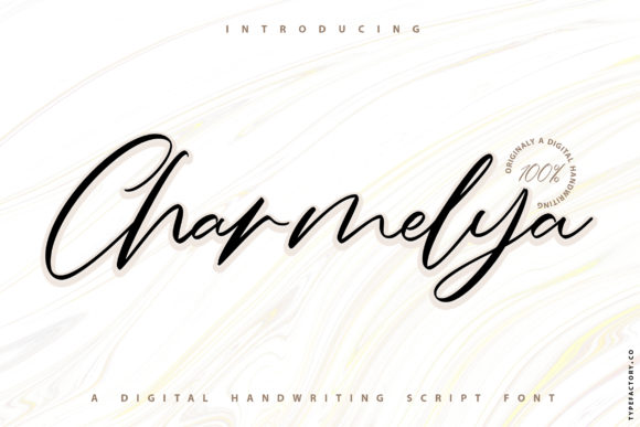 Charmelya: A Handwritten Typeface That Brings Your Creations to Life