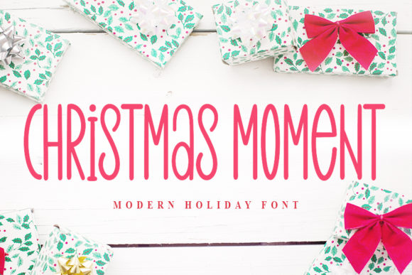 Christmas Moment Font: A Versatile Handwritten Typeface for Creative Branding
