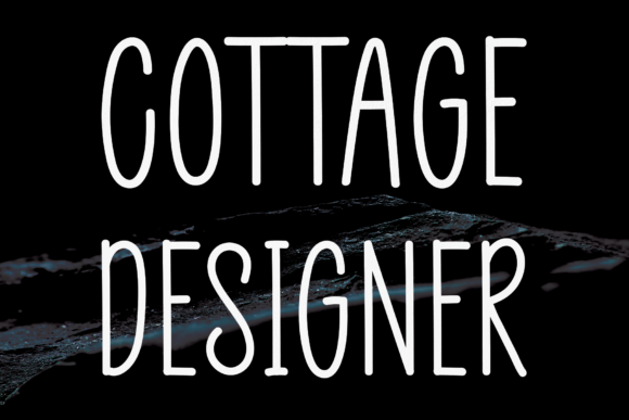 Cottage Designer: A Handwritten Font for Editorial Elegance