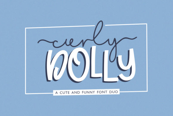 Curly Dolly Font: A Playful Typeface for Editorial Design