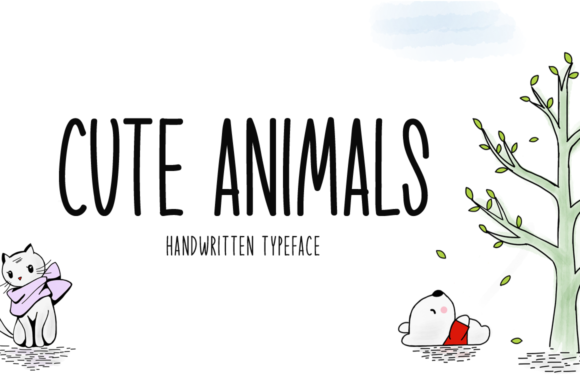 Cute Animals Font: A Playful Typeface for Digital Design