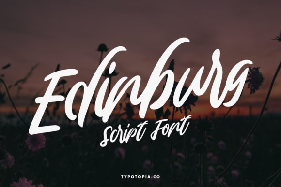 Edinburg Typeface: A Polished Script Font for Real Business Branding