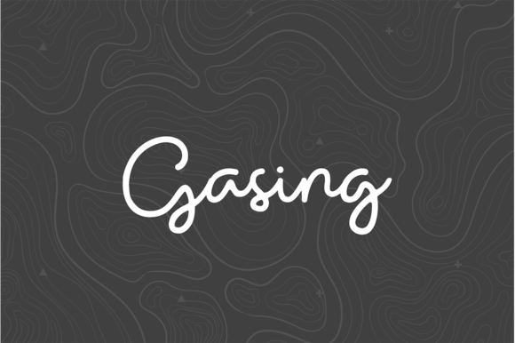 Gasing: A Handwritten Typeface That Brings Joy to Branding