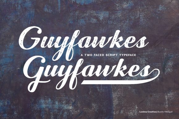 Guyfawkes Font: A Handwritten Touch for Your Brand