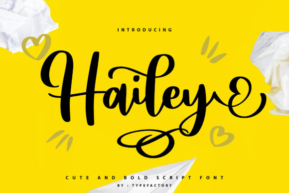 Hailey Font: A Romantic Typeface for Modern Web Design