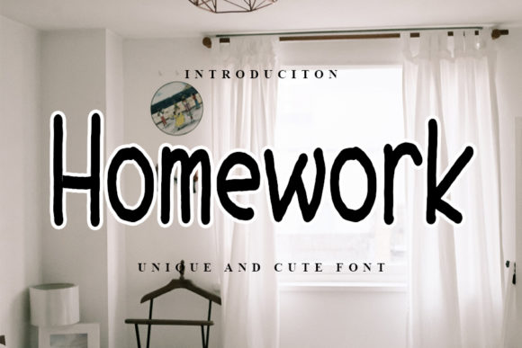 Homework Font: A Versatile Handwritten Typeface for Branding Projects