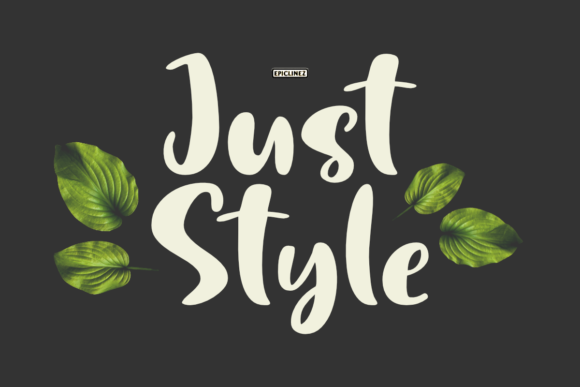 Just Style: A Handwritten Font That Adds Charm to Your Brand