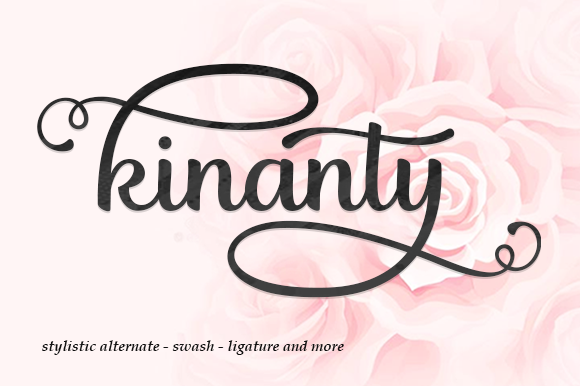 KInanty: A Contemporary Script Font for Editorial Design