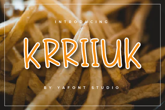 Krriiukk: A Playful Handwritten Font for Creative Makers