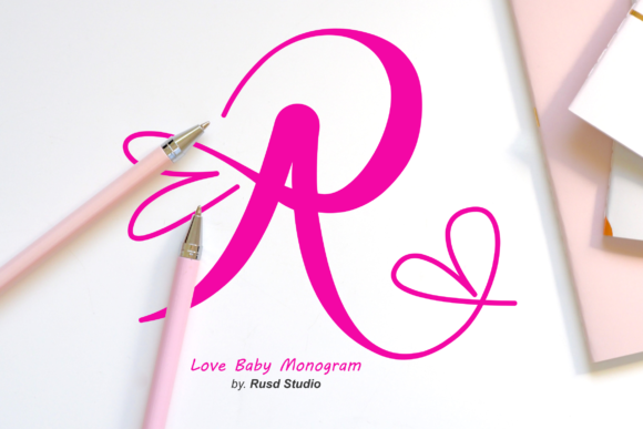 Love Baby Monogram Font: A Sweet Typography Upgrade for Your Brand