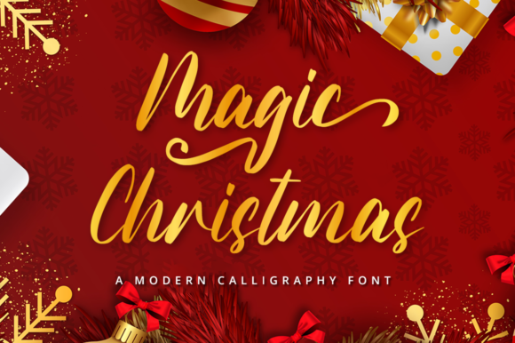 Magic Christmas Font: Elevating Holiday Campaigns with Elegance and Clarity