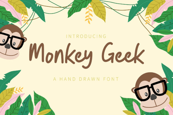 Monkey Geek: A Handwritten Typeface for Modern Web Design