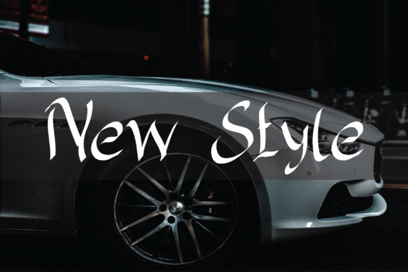 New Style Font: A Delicate Handwritten Typeface for Editorial Elegance