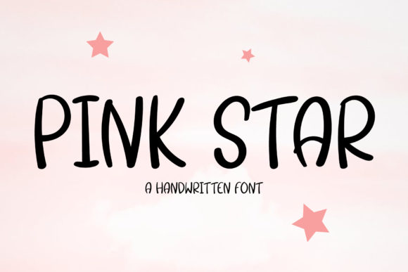 Pink Star: A Handwritten Typeface That Elevates Editorial Design