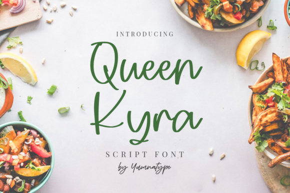 Queen Kyra Font: A Beautiful Typeface for Digital Design