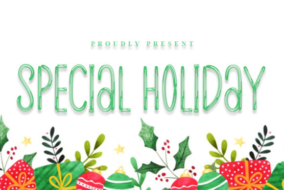 Special Holiday Font: A Handwritten Touch for Your Brand
