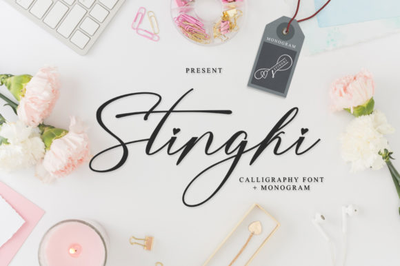 Stingki: A Script Font for Modern Editorial Design